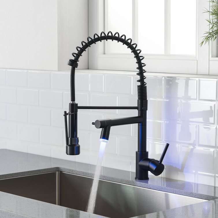 Contemporary kitchen sink faucets