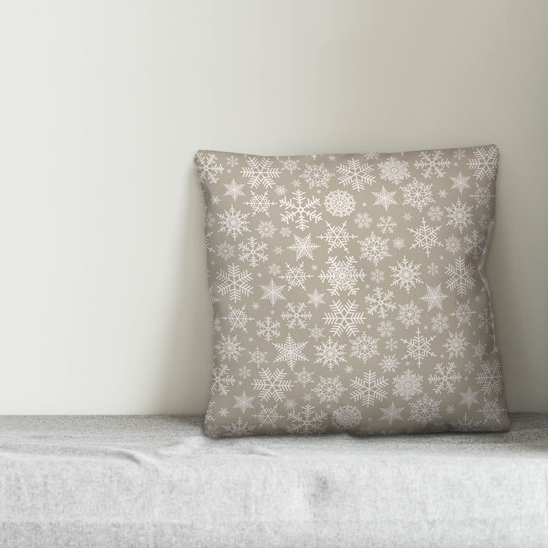 snowflake throw pillow covers