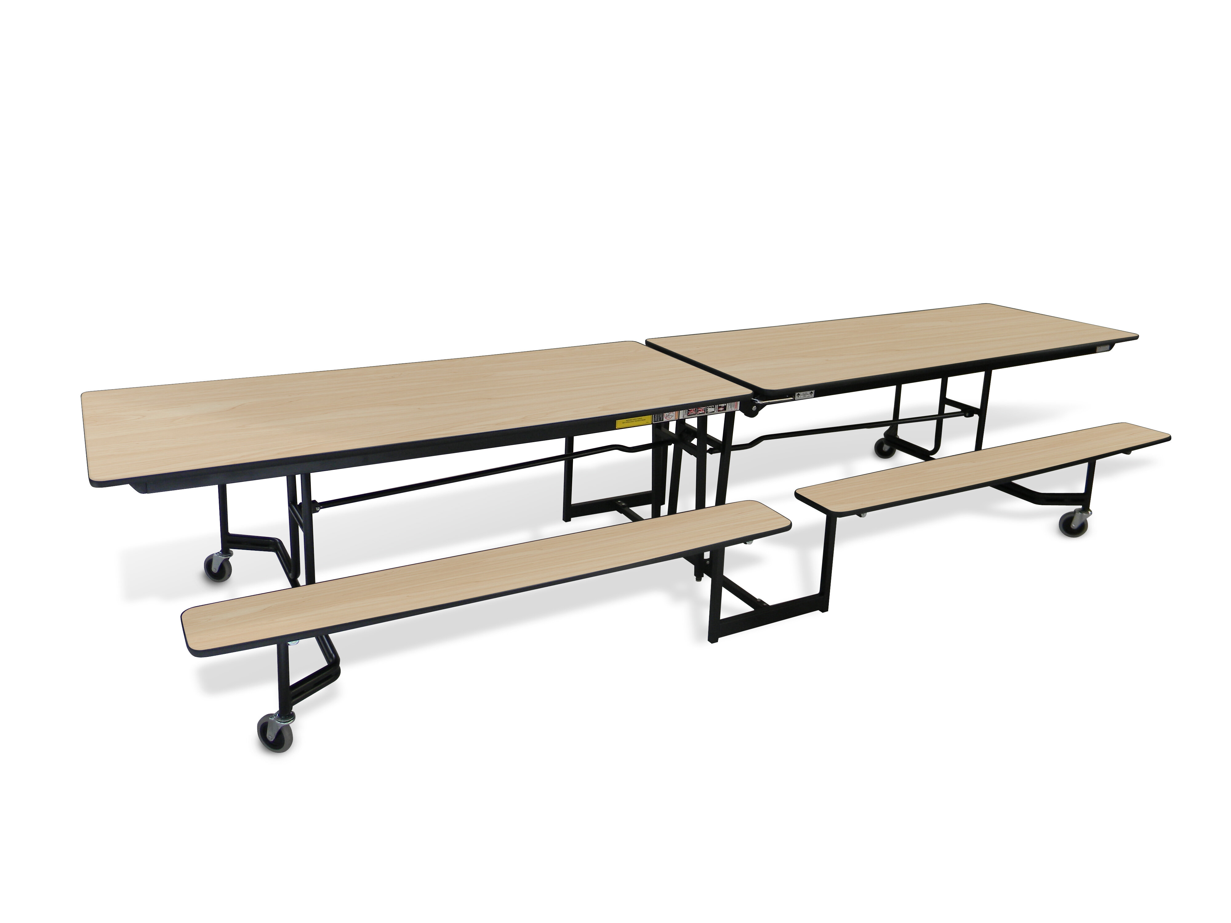 Mitchell 121 X 21 Rectangular Bench Cafeteria Table Wayfair