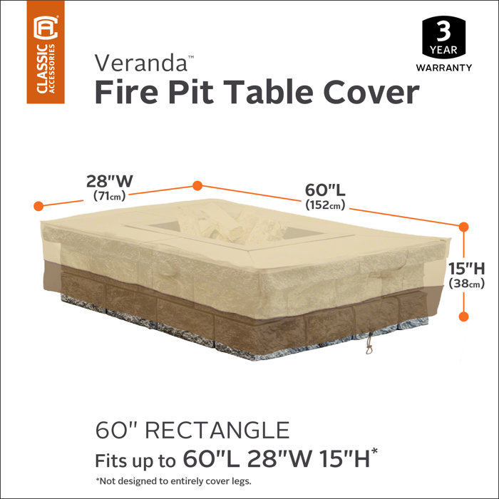 Freeport Park Donahue Water Resistant Fire Pit Cover Wayfair Ca