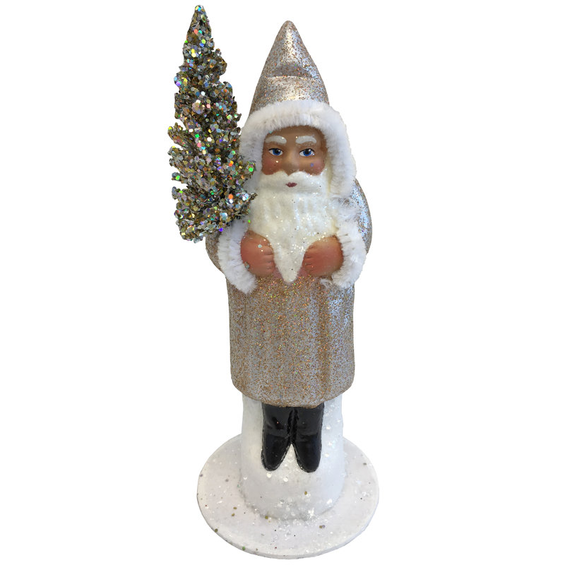 The Holiday Aisle Schaller Paper Mache Candy Container Santa Old Sponge Wayfair