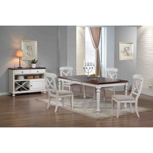 Lockwood Butterfly Leaf 6 Piece Dining Set by Lo..