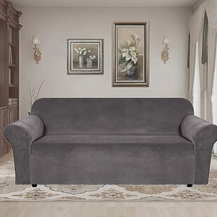 Details about   Granbest Thick Couch Cover 1 Piece Stretch Fit Sofa Cover for 3 Cushion Couch Co 