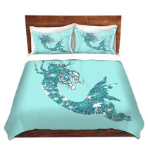 mermaid comforter queen