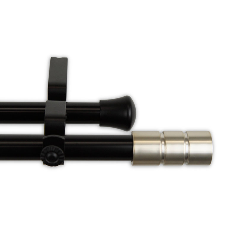 Wade Logan Chesson Finial Double Curtain Rod Hardware Set Wayfair