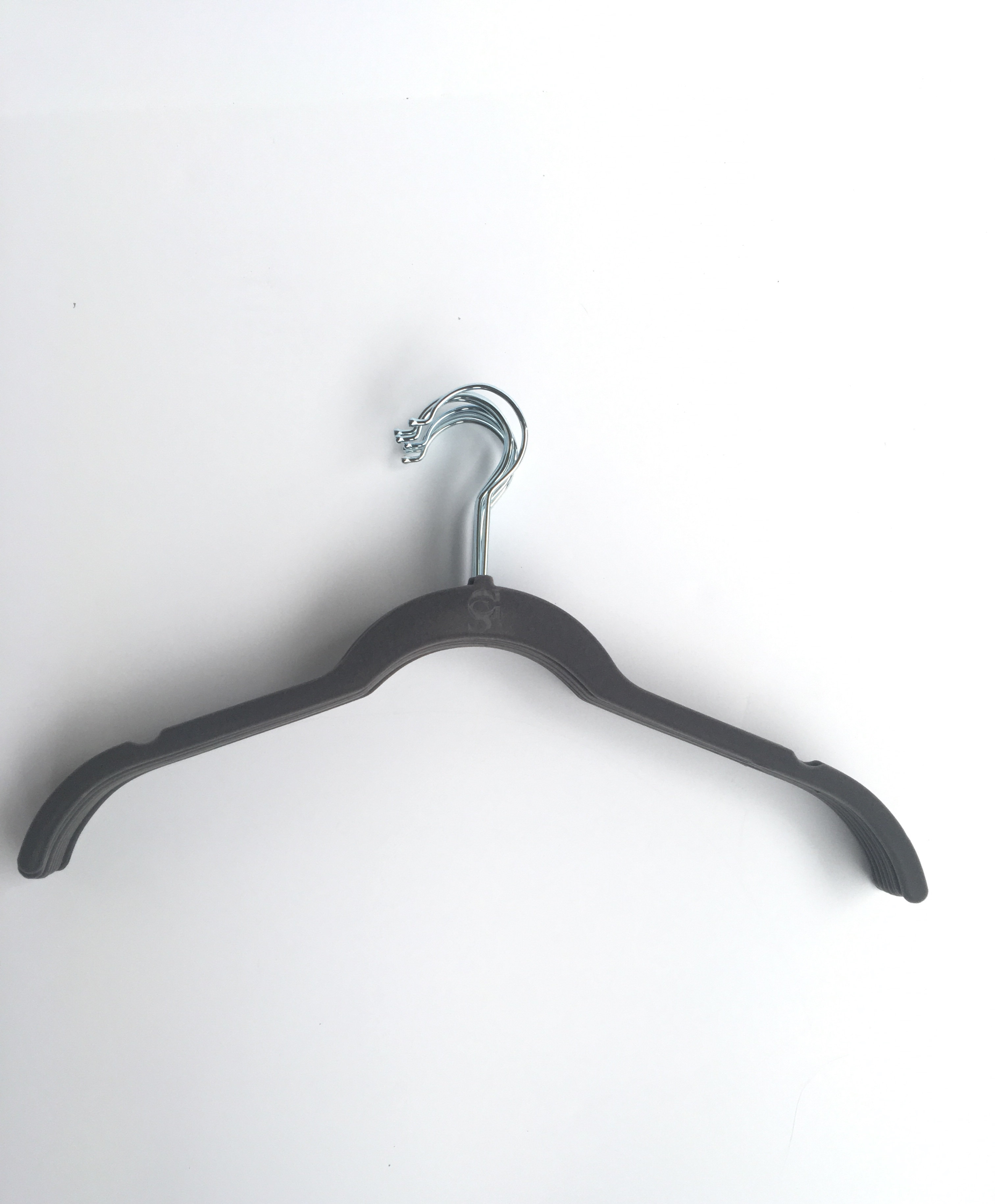 plastic clothing rack dividers on Rebrilliant Overton Blouse Plastic Non Slip Hanger For Dress Shirt Sweater Wayfair