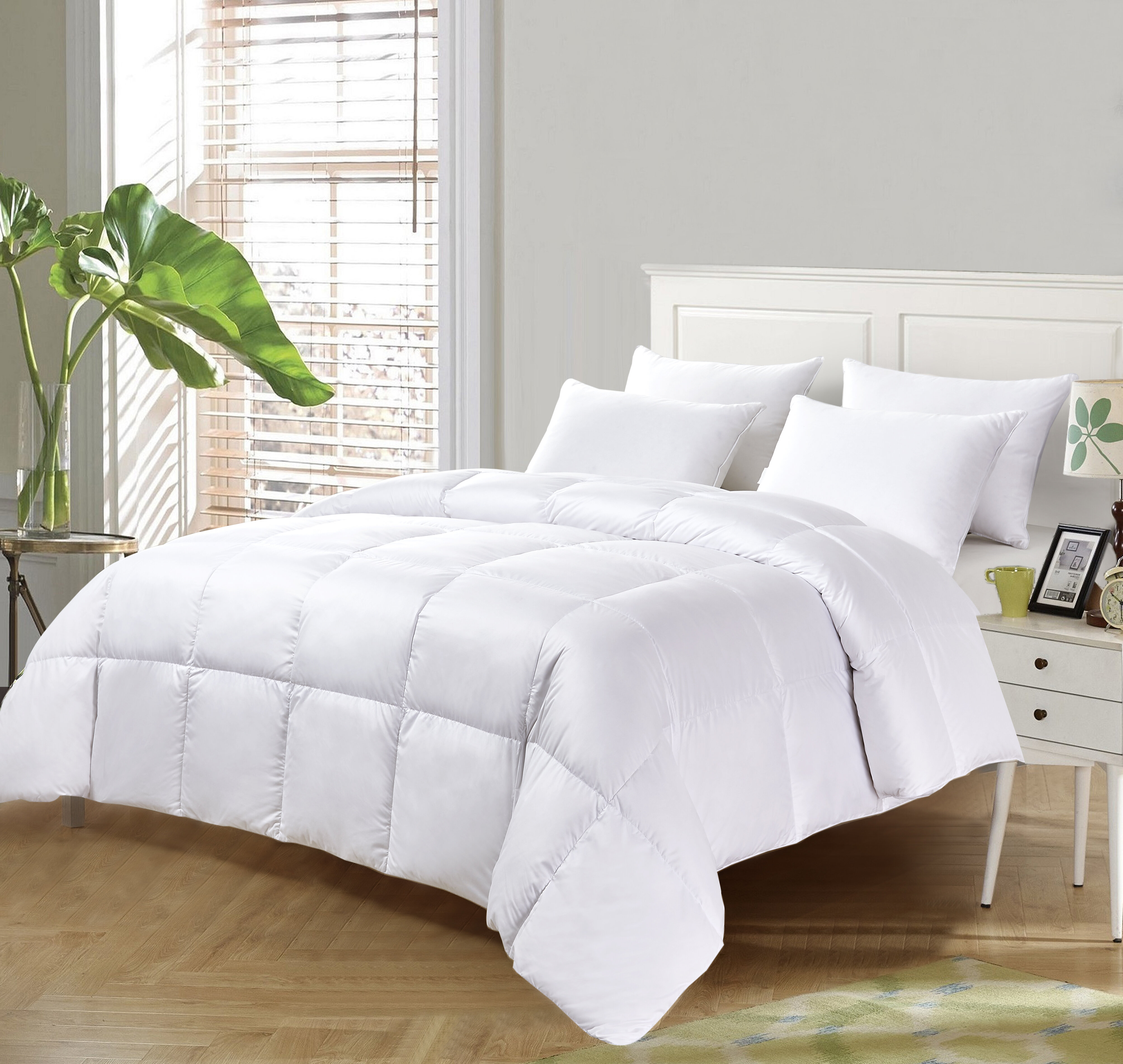 Alwyn Home Ultra Soft Nano Touch All Season Down Comforter Wayfair