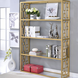 Bortz Etagere Bookcase by Everly Quinn