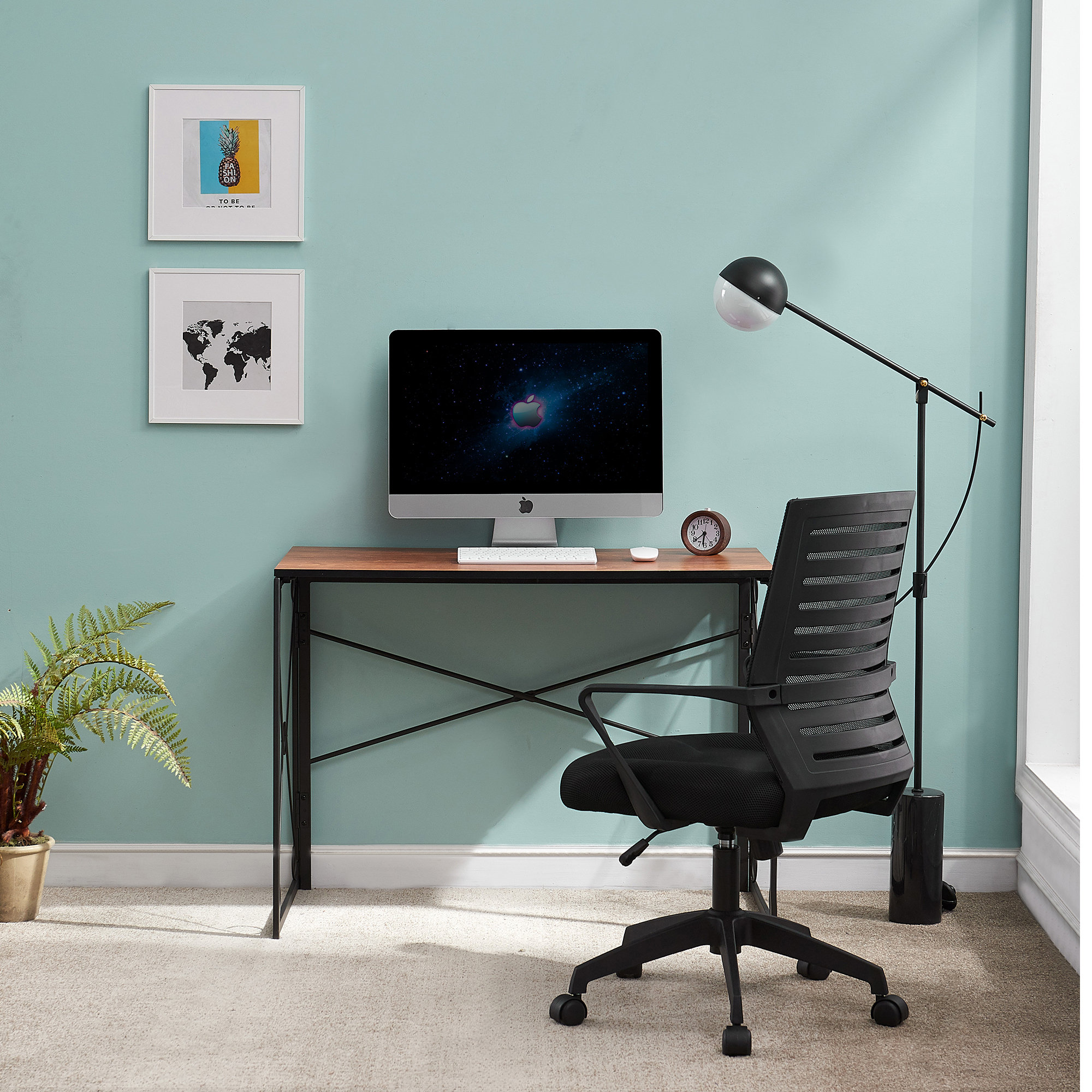Inbox Zero Reversible Gaming Desk And Chair Set Reviews Wayfair
