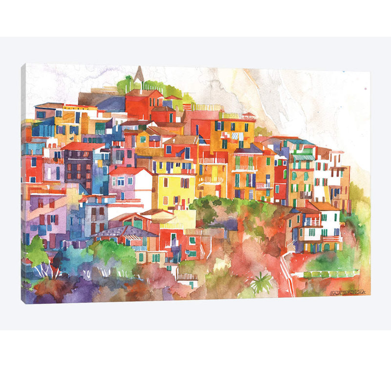 East Urban Home Cinque Terre Ii By Maja Wronska Graphic Art