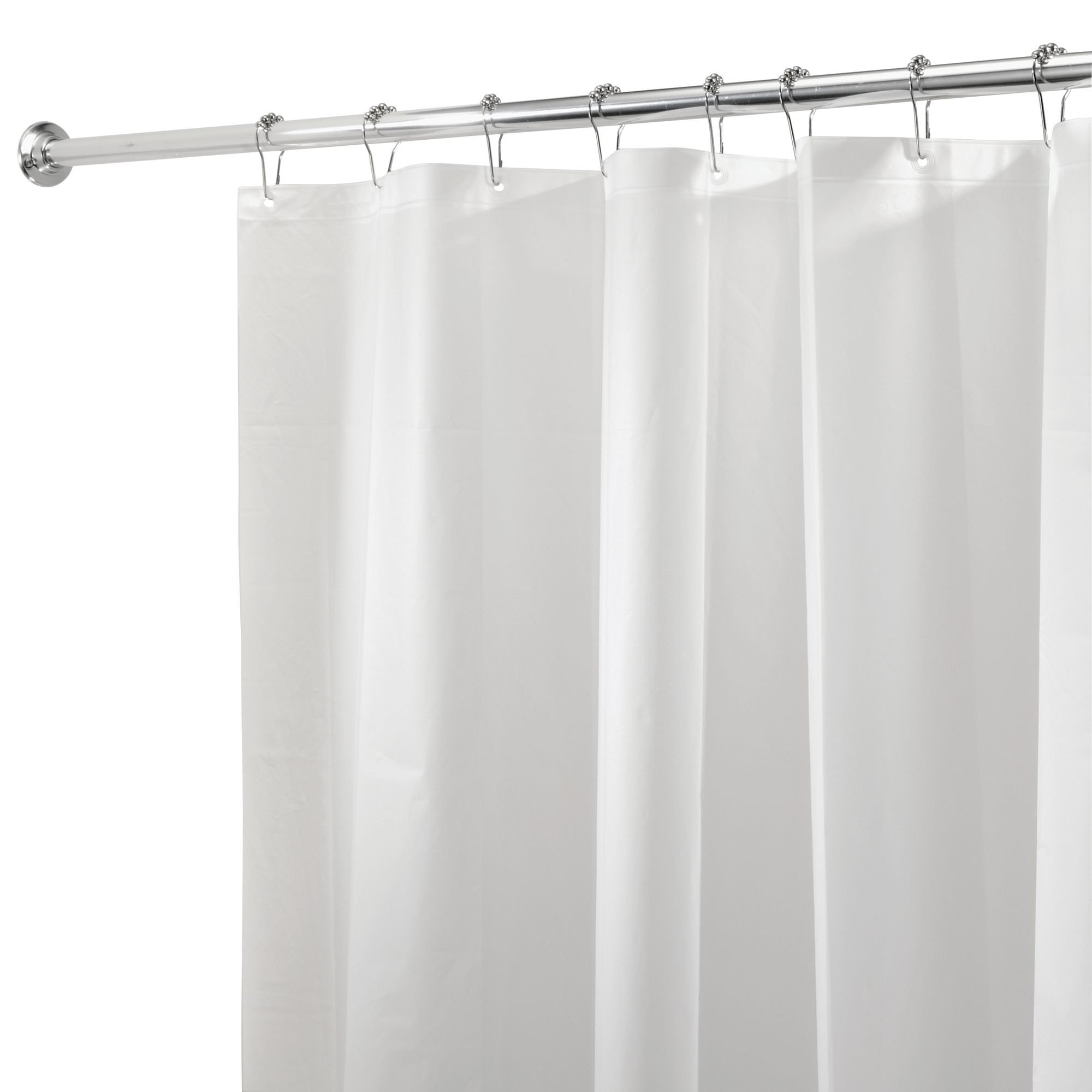 Clear Mdesign Extra Wide Fabric Shower Curtain Elegant Shower