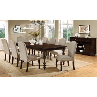 9 Piece Dining Sets You Ll Love Wayfair Calila 9 Piece Drop Lea Dining Set