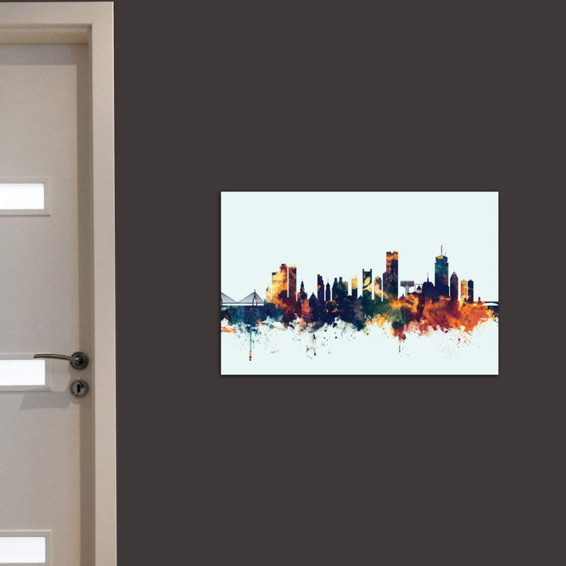 East Urban Home Skyline Series Boston Massachusetts Usa Ii On