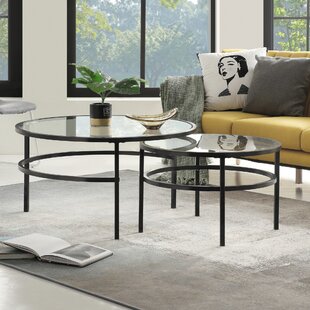 Brannonii 2 Piece Coffee Table Set by Everly Quinn