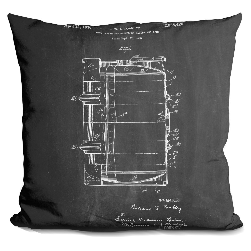 Williston Forge Castaldo Beer Barrel Throw Pillow Wayfair Castaldo Beer Barrel Throw Pillow