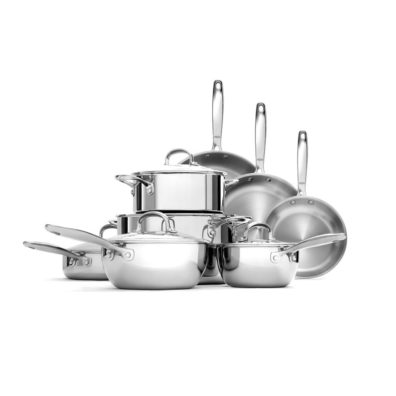 OXO Good Grips Tri-Ply Stainless Steel Pro 3.5QT Covered Saucepan