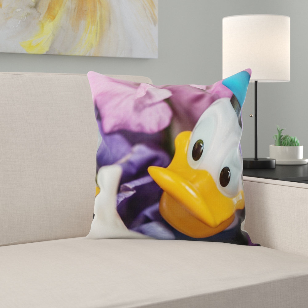 East Urban Home Donald Duck Throw Pillow Wayfair