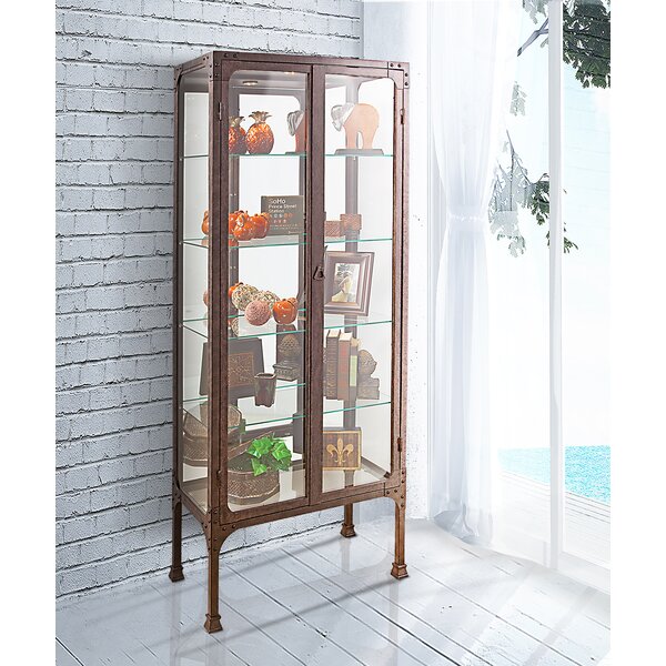 Williston Forge Whittlesey Lighted Curio Cabinet Reviews Wayfair