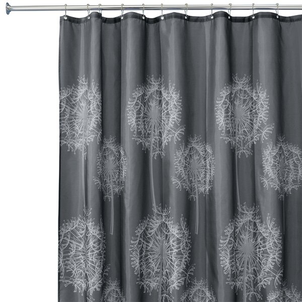 black and ivory shower curtain