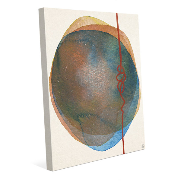 Click Wall Art Sun And Moon Watercolor Print Of Painting On