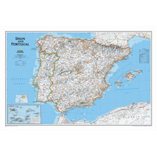 Spain Map Wayfair