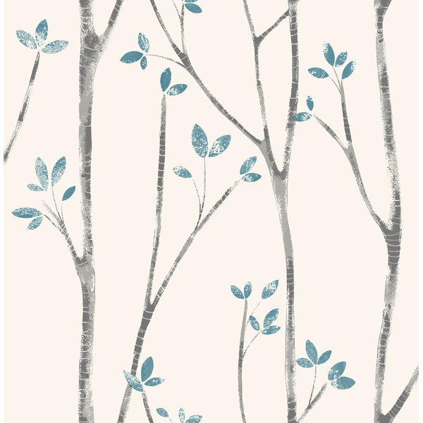 white birch tree wallpaper