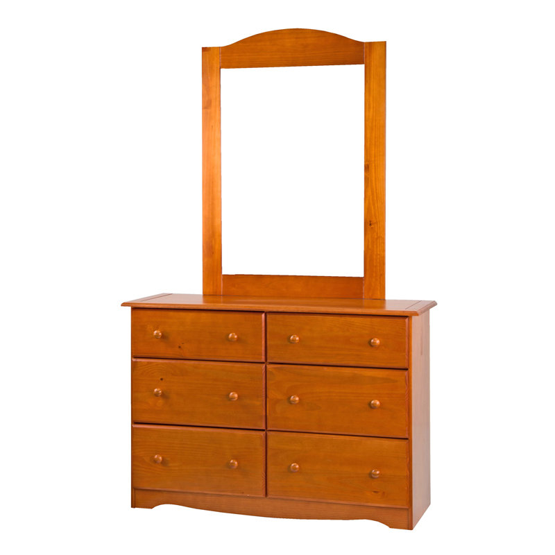 Charlton Home West Newbury 6 Drawer Double Dresser With Mirror Reviews Wayfair West Newbury 6 Drawer Double Dresser