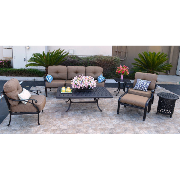 Darby Home Co Nola 7 Piece Sunbrella Sofa Set With Cushions Wayfair