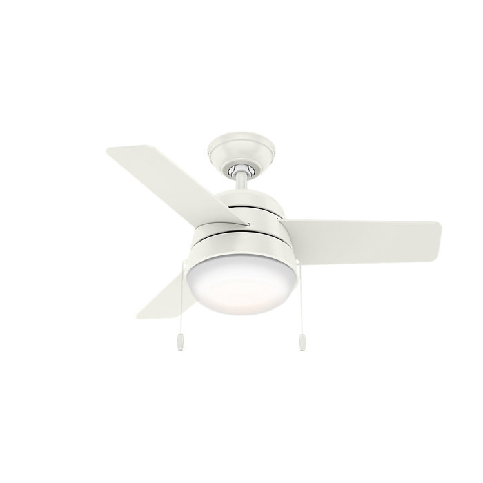 Hunter Fan 36 Aker 3 Blade Led Ceiling Fan With Light Kit