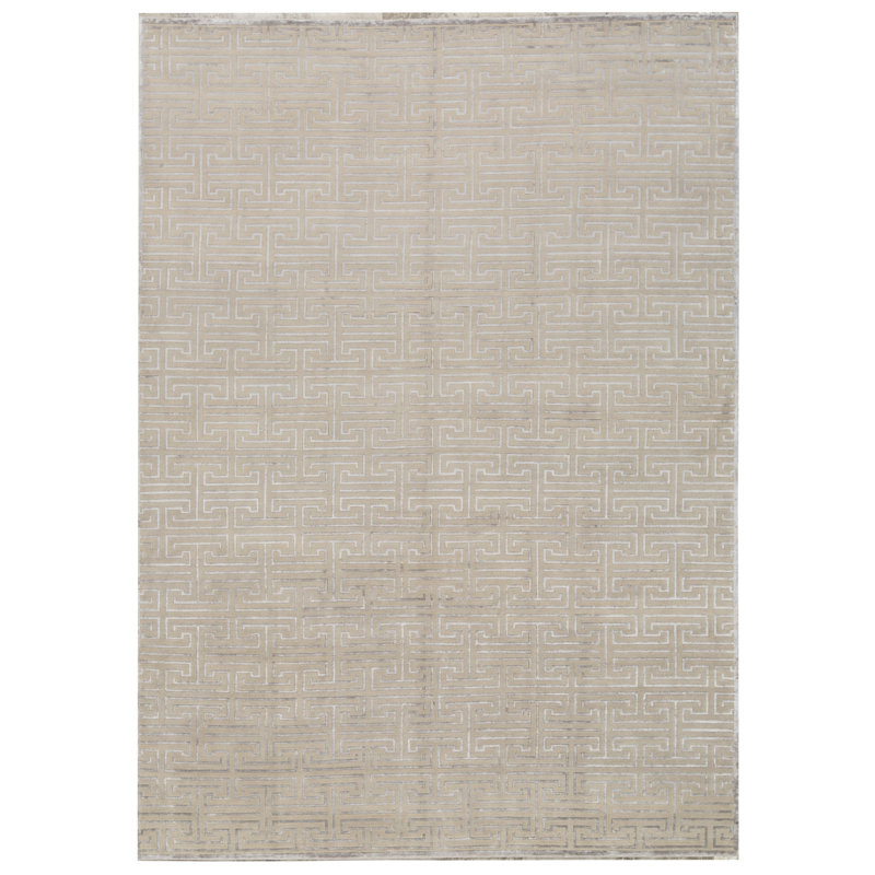 Bokara Rug Co Inc One Of A Kind Windsom Hand Knotted Gray 10 X 14 Area Rug Perigold