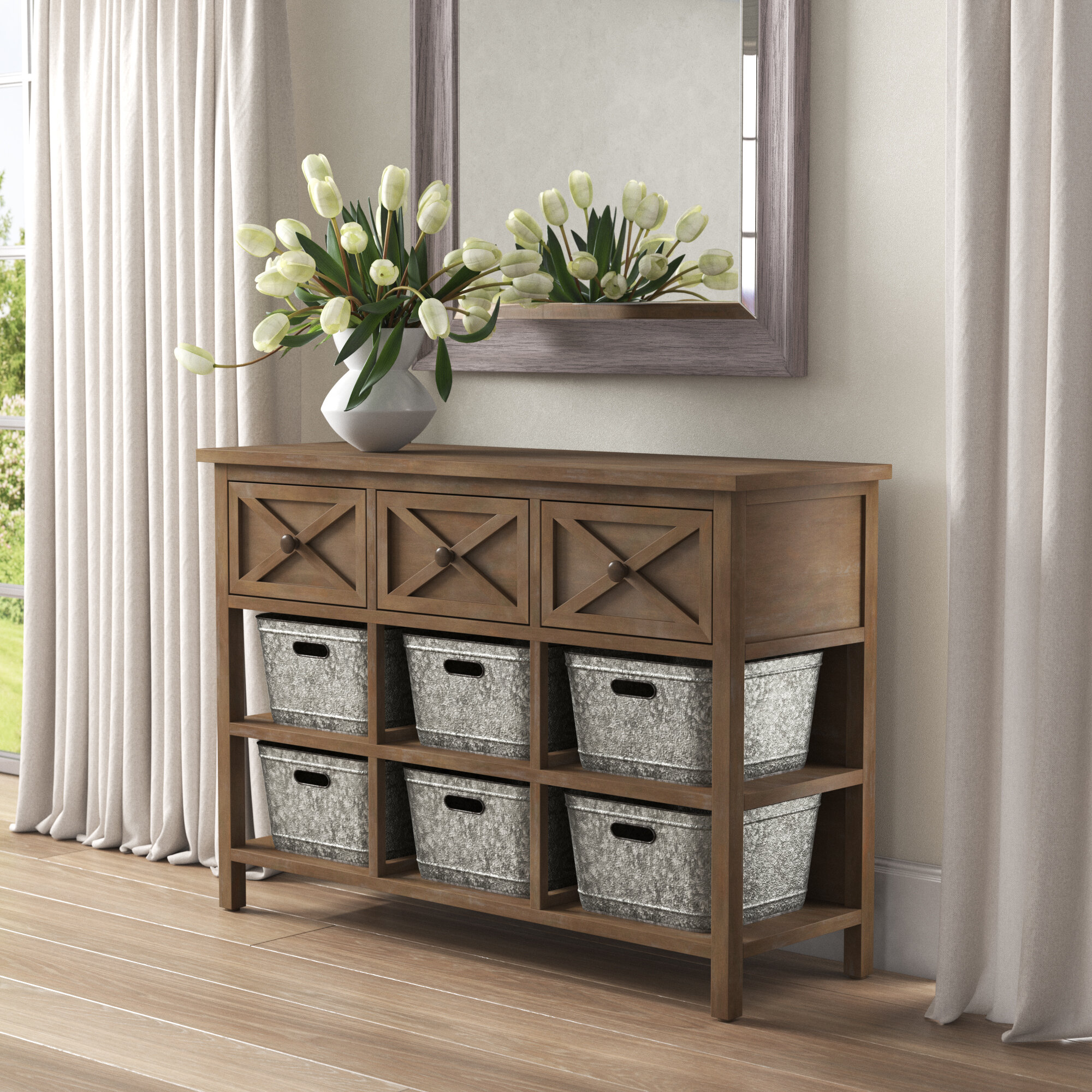 wayfair storage console