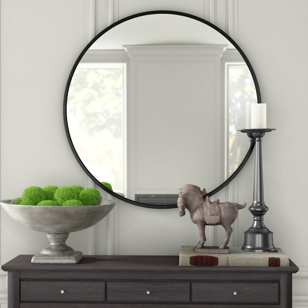 Round Mirror With Shelf Wayfair