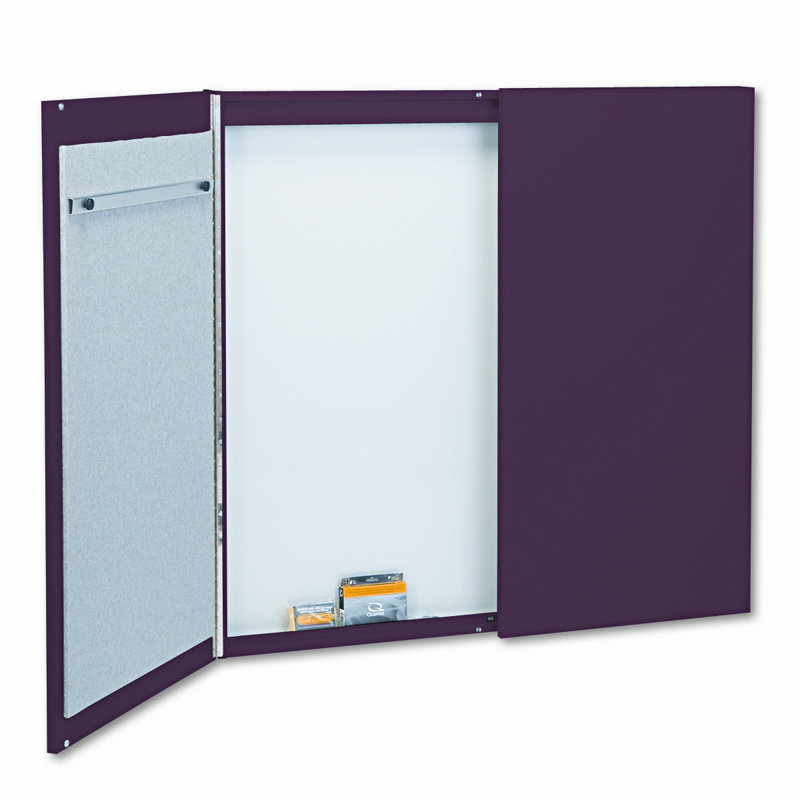Quartet Conference Room Enclosed Cabinet Whiteboard 4 H X 4 W
