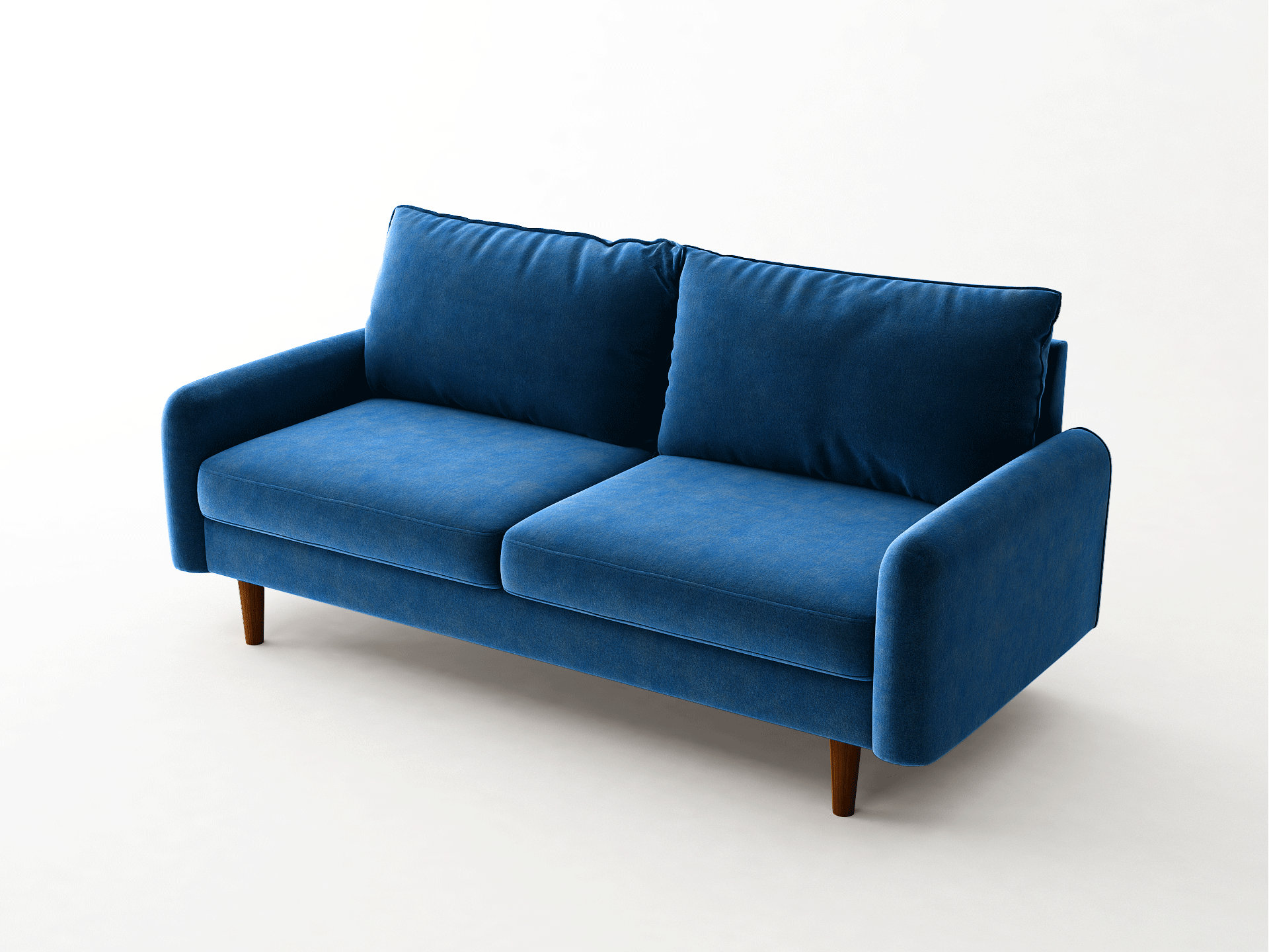 Everly Quinn Lewellen 71 6 Wide Velvet Square Arm Sofa Reviews Wayfair