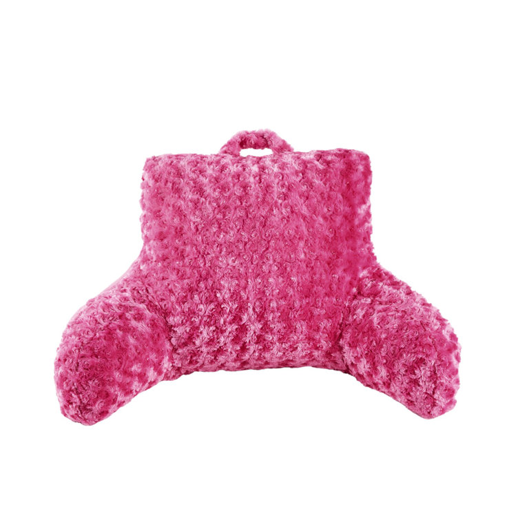 pink backrest pillow