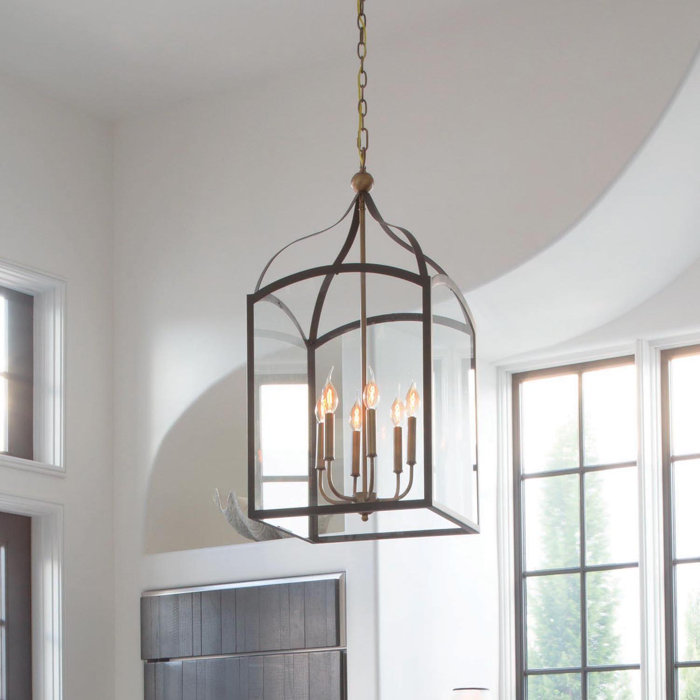 Jeremie 6 Light Foyer Lantern Pendant Jeremie 6 Light Foyer Lantern Pendant