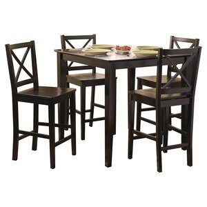 Dade 5 Piece Counter Height Dining Set