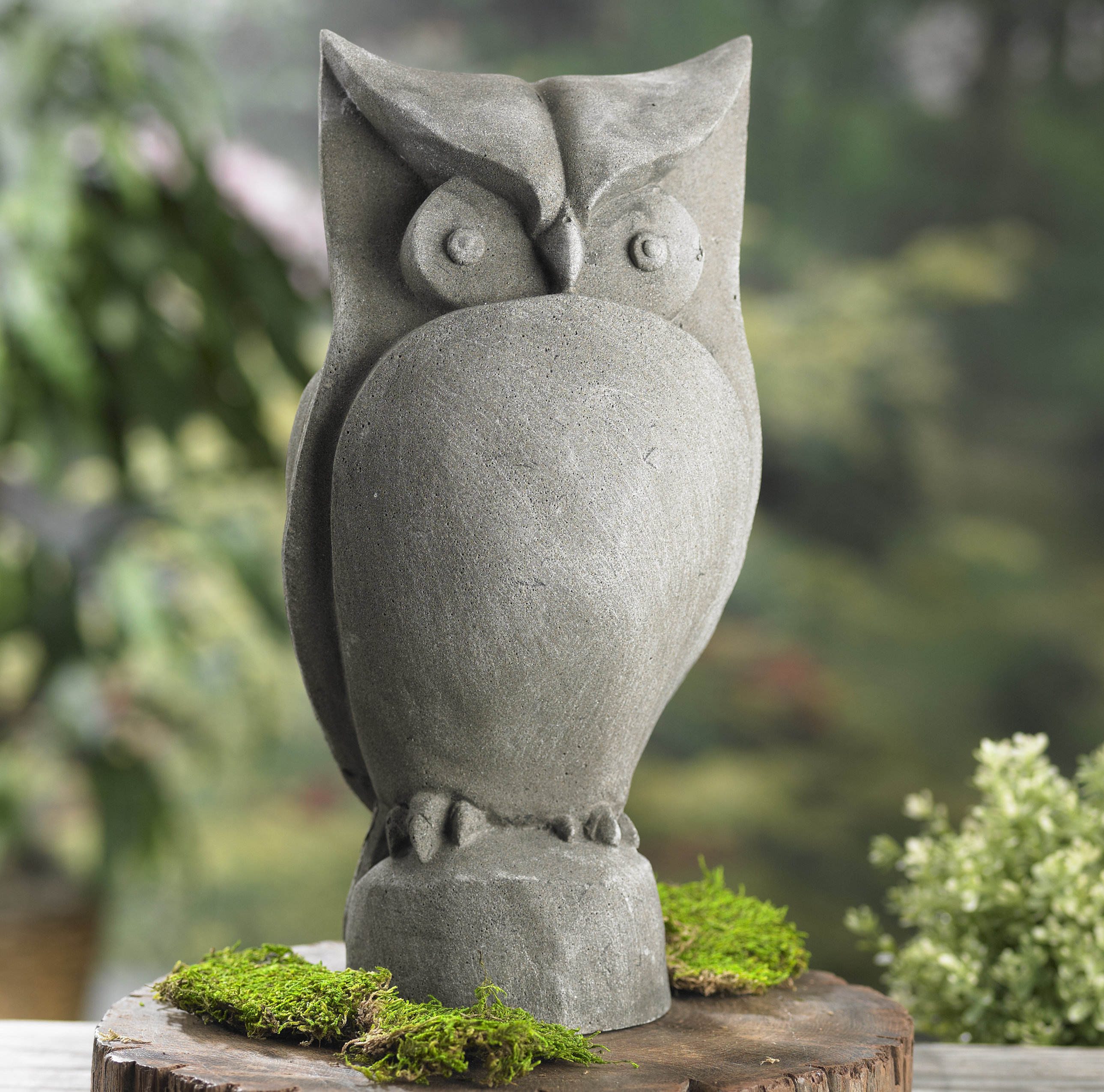 Owl Garden Statue Metal Bird Sculpture Tree Outdoor Owl Garden Statue Metal Bird Sculpture Tree Outdoor