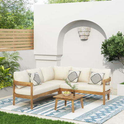 ( incomplete ) (1 set ( 2 pcs ) Bryah 4 Piece Deep Seating Group with Cushions