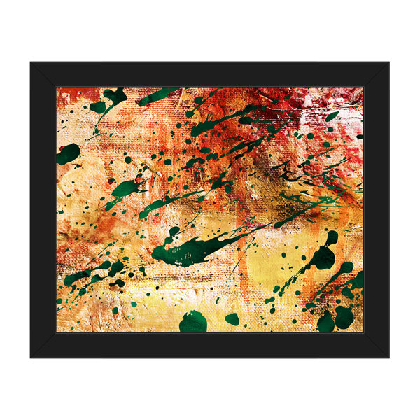 Click Wall Art Be The Paint Framed Graphic Art Print On Canvas