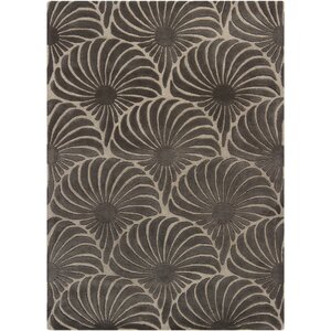 Boothe Gray Floral Area Rug