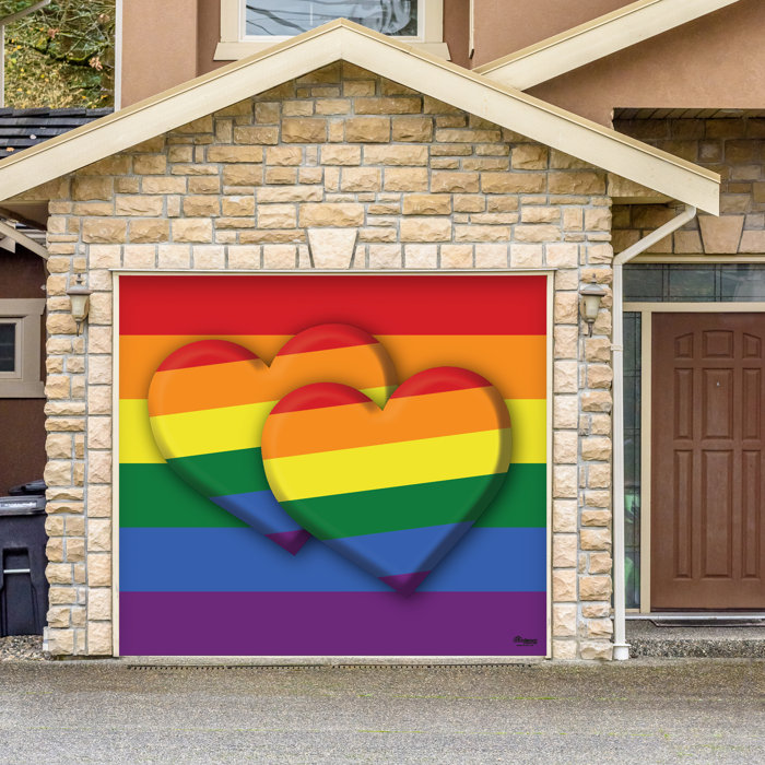 Holiday Garage Door Decor Mural
