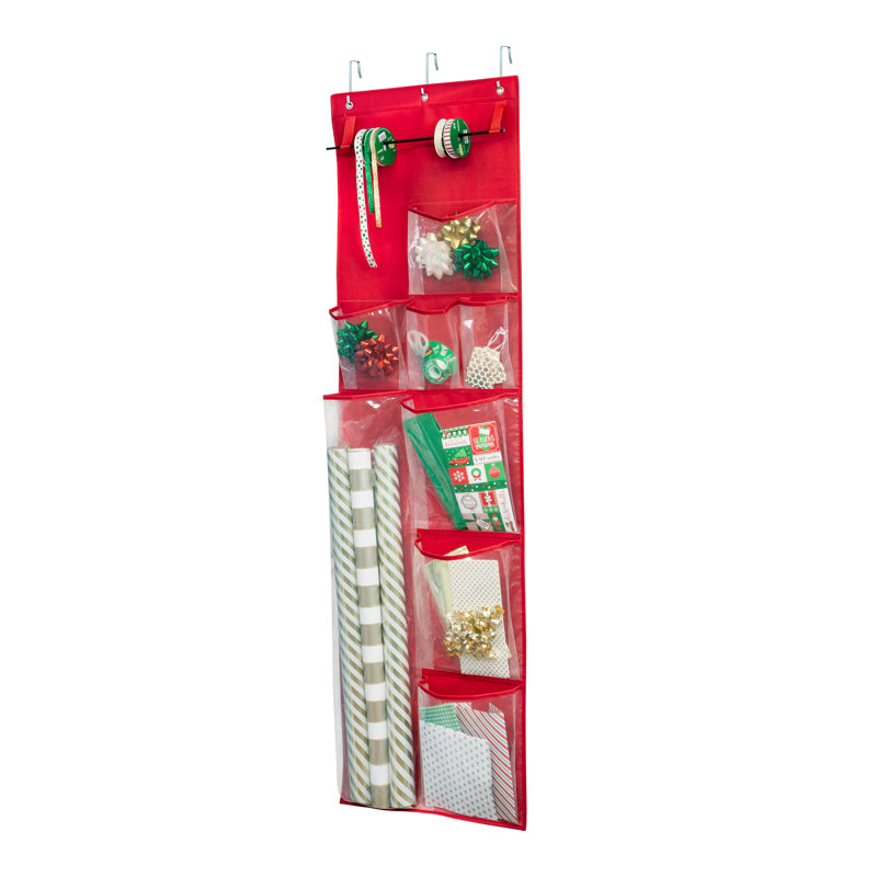 Honey Can Do Over The Door Paper Organizer Gift Wrap Storage