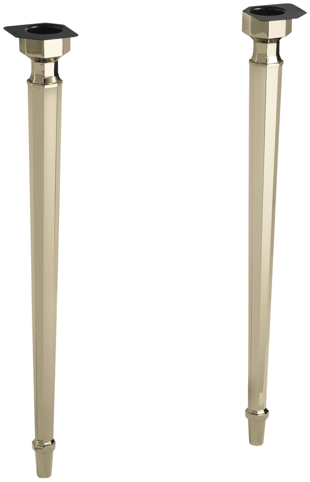 Kohler Kathryn® Octagonal Tapered Brass Table Legs Wayfair