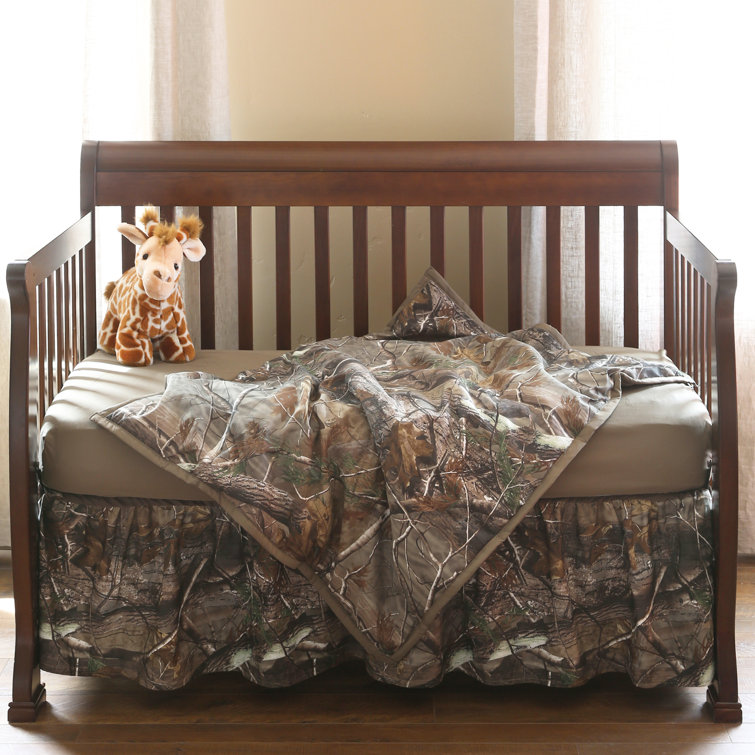 camo crib bedding