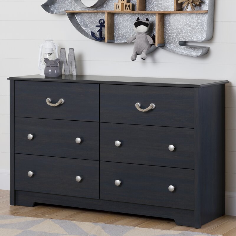 South Shore Aviron 6 Drawer Double Dresser Reviews Wayfair