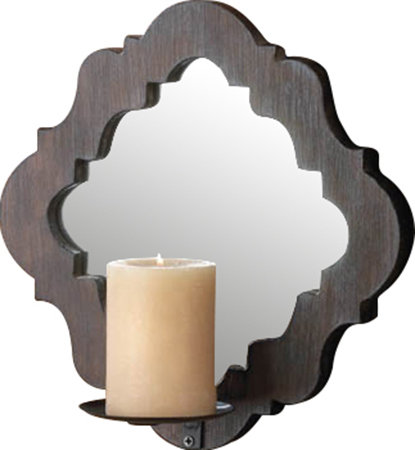 Mirrored Wall Sconce zingz & thingz wood damask mirrored wall sconce & reviews | wayfair Mirrored Wall Sconce zingz & thingz wood damask mirrored wall sconce & reviews | wayfair