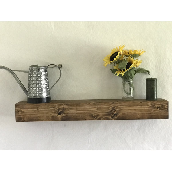 Reclaimed Wood Floating Shelf Wayfair Reclaimed Wood Floating Shelf Wayfair
