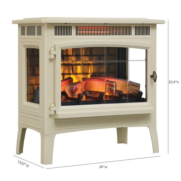 3D Flame Effect Infrared Quartz Electric Fireplace