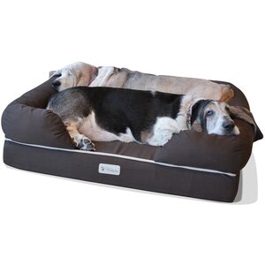 Ultimate Dog Bolster with Solid Memory Foam